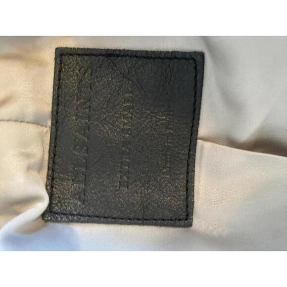 All Saints tan suede leather jacket XS - Picture 5 of 8